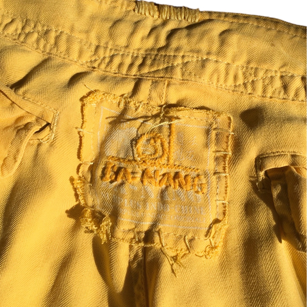 Sunny Yellow DaNang Cut Off Cargo Shorts - Picture 7 of 9
